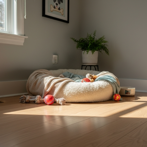 Small nook corner for dogs